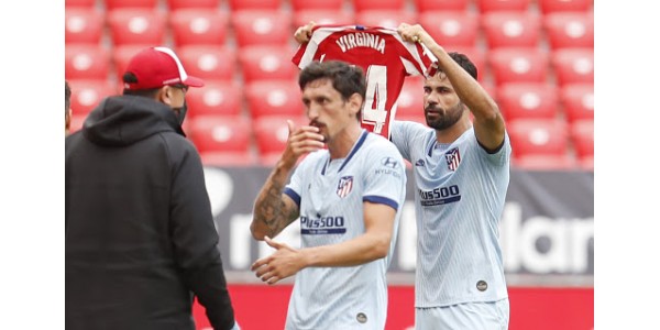 L'Atlético de Madrid è una squadra di calcio appassionata